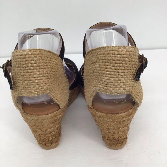 Giamo Espadrilles Women’s Suede Wedge Heel Boho Y2K Made in Spain NWOT Size 41 - Picture 5 of 11